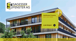 Desktop Screenshot of fenster-saegesser.ch