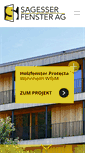 Mobile Screenshot of fenster-saegesser.ch